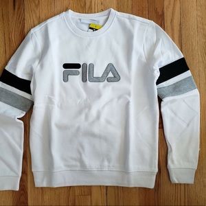 White FILA Newton Sweatshirt